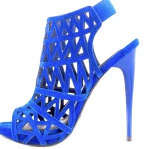Steve Madden Bratt Blu Suede Shoes